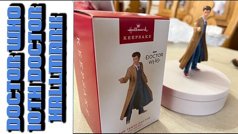 Hallmark David Tennant 10th Doctor Hallmark Ornament.