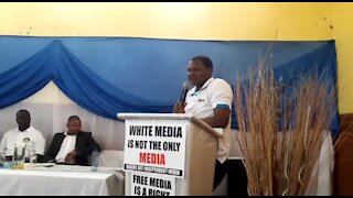 SOUTH AFRICA - Johannesburg - Support for Sekunjalo Independent Media (videos) (RRv)