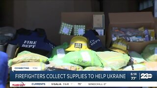 LA firefighters collect supplies to help Ukraine first responders