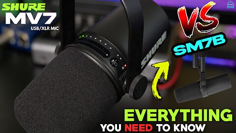 SHURE MV7 🎤 EVERYTHING YOU NEED TO KNOW & MV7 vs. SM7B TEST 🔥