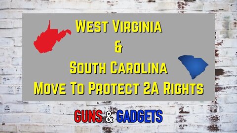 West Virginia & South Carolina Move To Protect 2A Rights