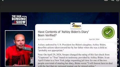 Democrats pedophile Joe Biden Snopes Issue Major Correction to "Fact Check" on Ashley Biden Diary