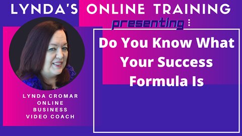 Do You Know What Your Success Formula Is