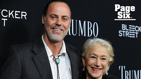 'Heartbroken' Helen Mirren reveals cause of stepson Rio Hackford's death