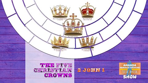 Ep.39 Amanda Mendoza-Hawkins Show: The Five Christian Crowns