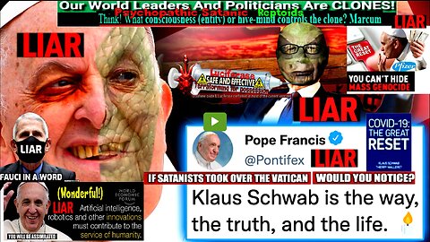 Pope Francis Declares Klaus Schwab Is 'More Important' Than Jesus Christ