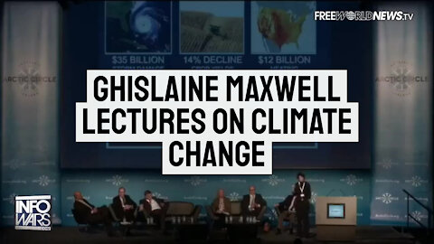 Video Surfaces of Ghislaine Maxwell Lecturing on Climate Change