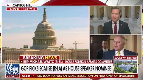 Mike Waltz talks House GOP speakership nomination