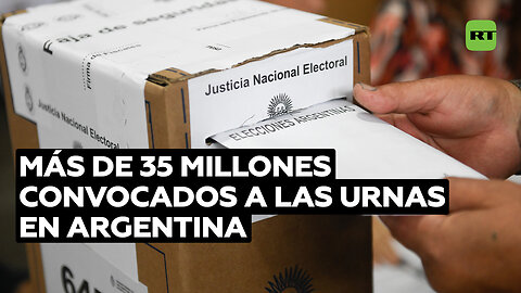 Abren los colegios electorales para las elecciones presidenciales en Argentina