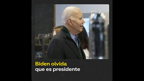 Biden olvida que es presidente y se presenta en una cafetería como miembro del Senado