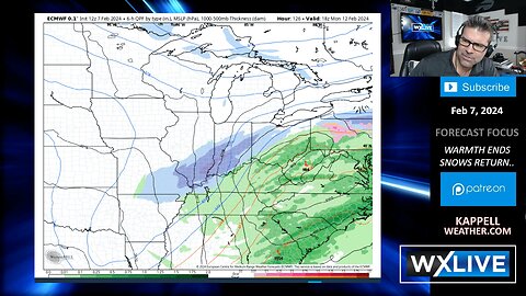 OUTLOOK: Spring-Like Warmth Gives Way to Snow Potential..