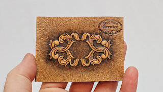Detailed Leather tooling, Free leather pattern