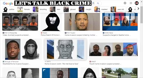 Searching Crime Suspects on Google = Mostly Blackadee Black - Deceit Delusion Detection