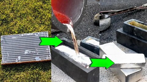 Evaporator Coil Melt - Trash To Treasure - For You ASMR Melting Metal (ForYouPage)