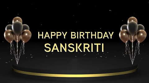 Wish you a very Happy Birthday Sanskriti