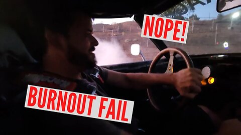 Burnout how to, turns into transmission carnage in our 1973 383 Vette