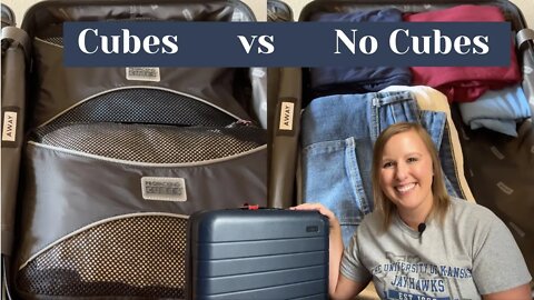 Using Packing Cubes Versus No Packing Cubes | Packing Carry-On Only for 9 days in Europe