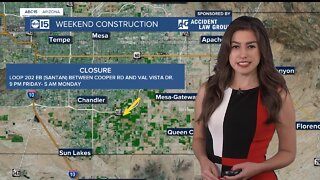 Weekend freeway construction planned