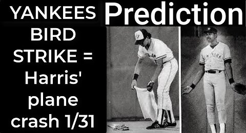 Prediction - YANKEES BIRD STRIKE = Harris' plane will crash Jan 31