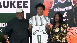 Bucks' draftee Beauchamp overcomes adversity to reach NBA