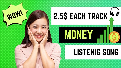How to Make Money Listening to Music - Earn $2.5 Per Track