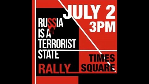 Russia is a Terrorist State Rally (LOL) in Times Square