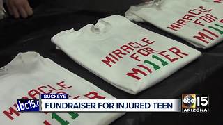 Family, friends, and classmates hold fundraiser for injured Buckeye teen