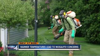 Warmer temperatures brings mosquito concerns