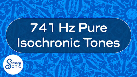 741 Hz Pure Isochronic Tones | Throat Chakra | Cleansing & Detoxing Energy