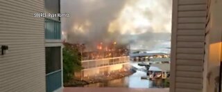 Large condo complex fire at Lake of the Ozarks