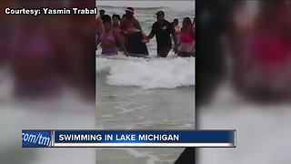 Swimming safety in Lake Michigan