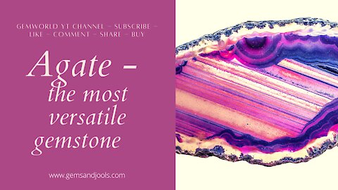💎 GemWorld Presents 🟧 AGATE STONE BENEFITS (Crystal guide) the most versatile - A-Z Crystals