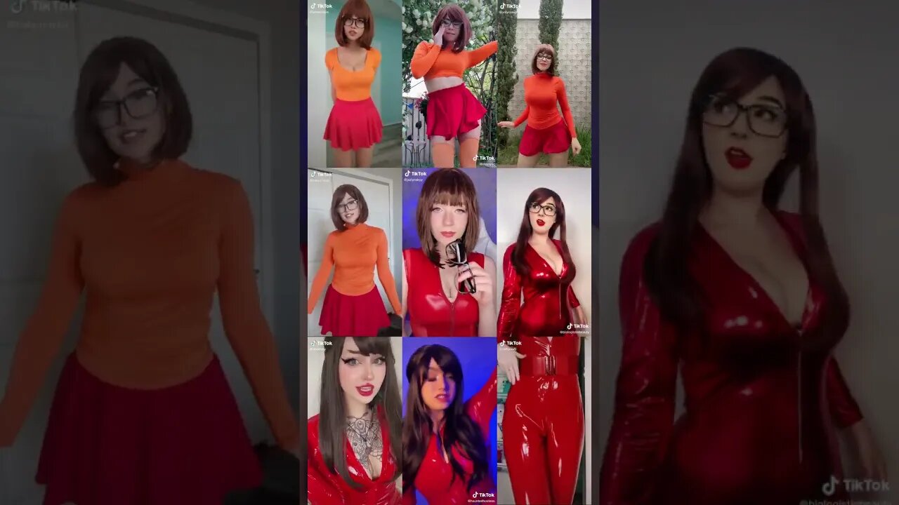 Best 9 Velma TikTok Cosplays 1 Scooby Doo shorts