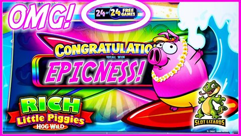 UNBELIEVABLE PIGGY REVENGE!!! Rich Little Piggies Hog Wild Slot BETTER THAN JACKPOT BONUS!