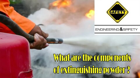 What are the components of extinguishing powder?
