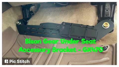Bison Gear Under Seat Accessory Bracket - GX470