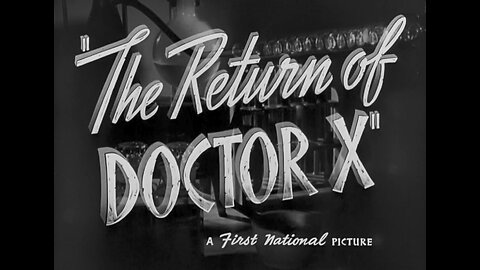 The Return Of Dr. X (1939)