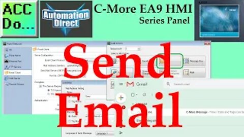 C-More EA9 HMI Series Panel Sending Email