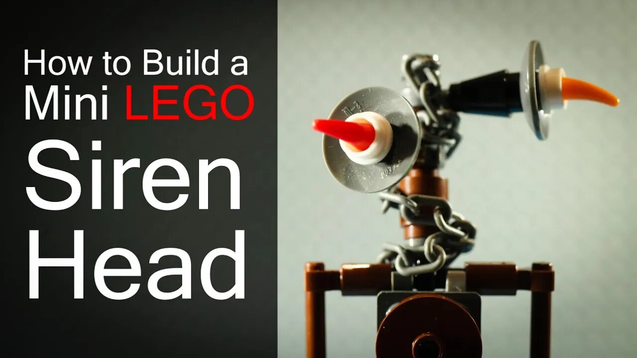 How to Make a Mini Lego Siren Head (Trevor Henderson Creepy Pasta ...