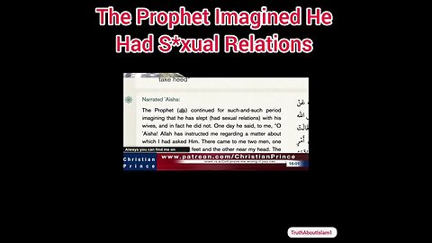 PROOF The Prophet Was Mentally Ill. What Did Aisha Say About His S*ex Life | Christian Prince