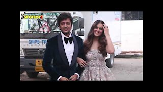 Riteish Deshmukh and Genelia D'souza look amazing as they are spotted for a shoot | SpotboyE