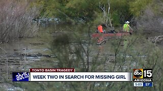 Week two in search for missing girl