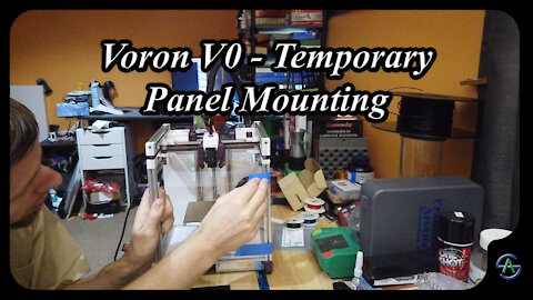 Voron V0 Build - E17 - Temporary Panel Mounting