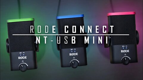RODE Connect - A Software RODECaster Pro with the NT-USB Mini Microphone