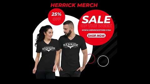 Get the new Herrick T-shirt 25% OFF NOW!
