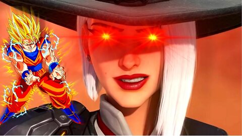 Overwatch 2 - Ashe Goes Super Saiyan - OW2 Ashe, Sojourn, & Cassidy McCree Gameplay Highlights