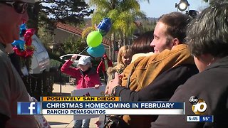 Christmas homecoming of Rancho Penasquitos man after coma