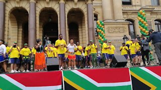 SOUTH AFRICA - Cape Town - Springbok Trophy Tour (Video) (jWk)