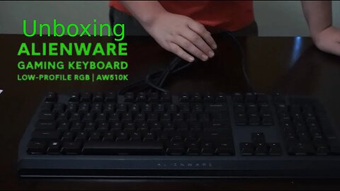 Unboxing Alienware 510k Keyboard