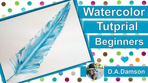 Easy Paint Tutorial Watercolor for Beginners